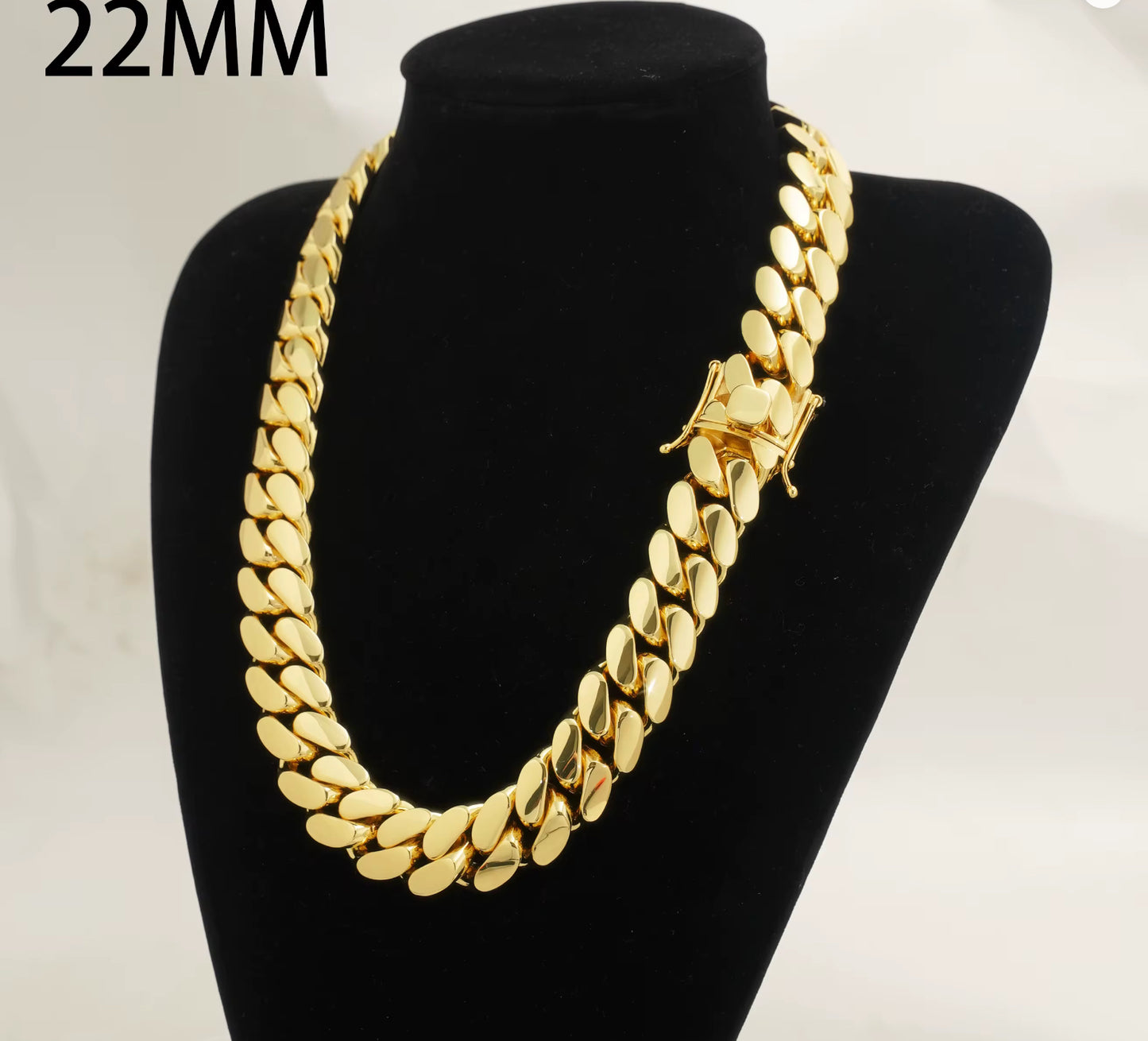 22MM S&D Cuban Link Chain
